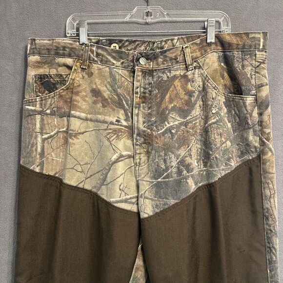 Wrangler Pro Gear Camo Brush Pants Hunting Mens 40x32 Brown Realtree AP Hunting - Picture 3 of 14